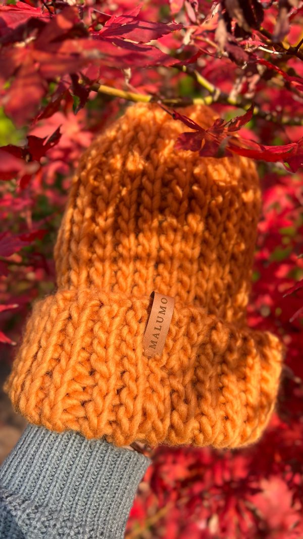 beanie POMARAŃCZOWA - obrazek 3